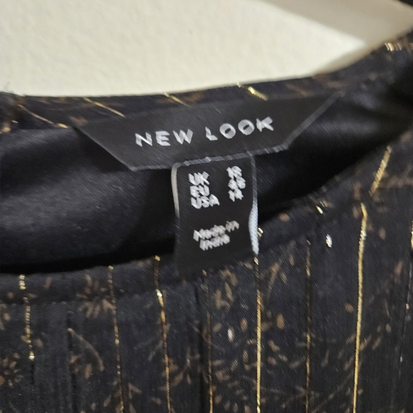 New Look Metallic Mini Dress - Picture 3 of 10